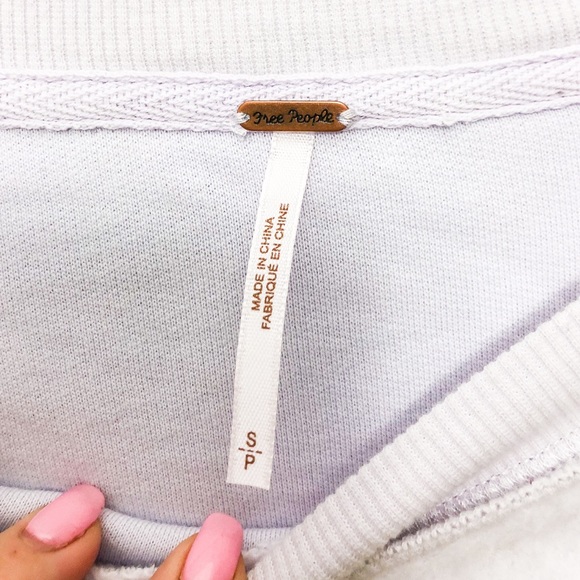 NWT Free People Jordan Colorblock Fleece Pullover - Picture 8 of 8